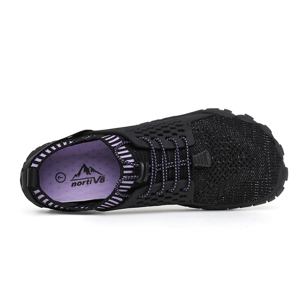 Women's Lightweight Quick-Drying Water Shoes - BLACK PURPLE - 2